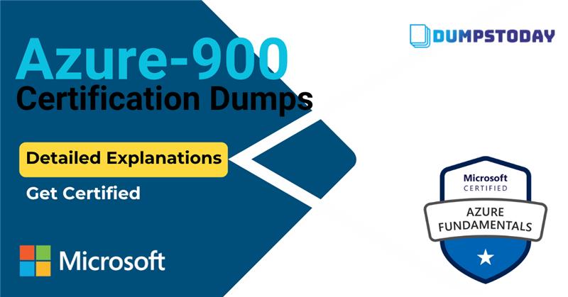 Microsoft Azure AZ-900 Dumps